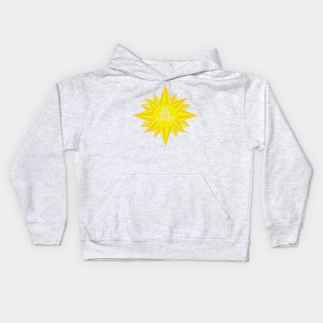 Be the light Kids Hoodie by razorcitywriter